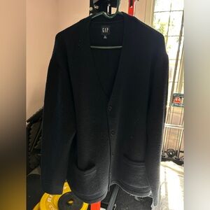 Gap Polyester Navy Blue Sweater XL